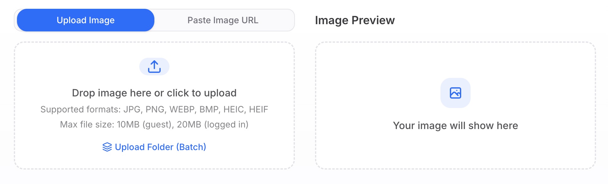 Subir imagen a DescribeImage.ai